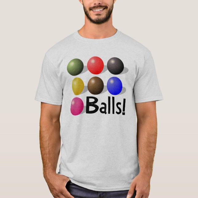 Ball-bunte Bälle! T-Shirt (Vorderseite)