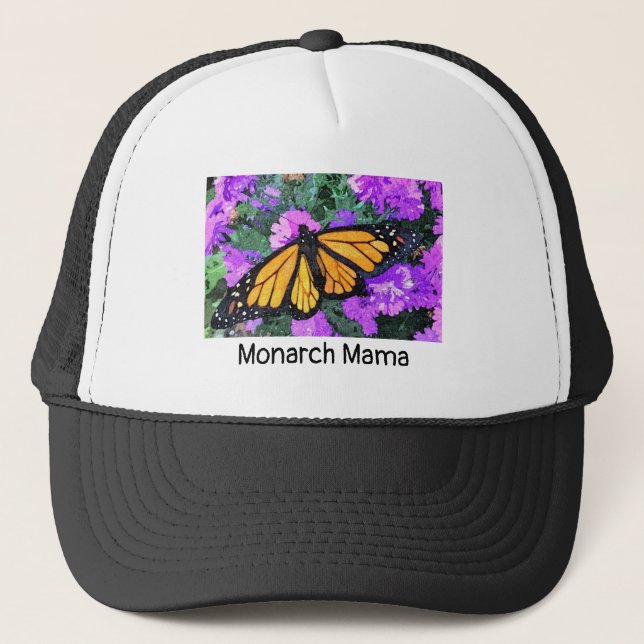Ball Cap Monarch Mama Truckerkappe (Vorderseite)