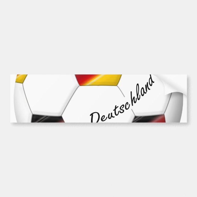 Ball des FUSSBALLS DEUTSCHLANDS Nationalelf 2014 Autoaufkleber (Vorne)