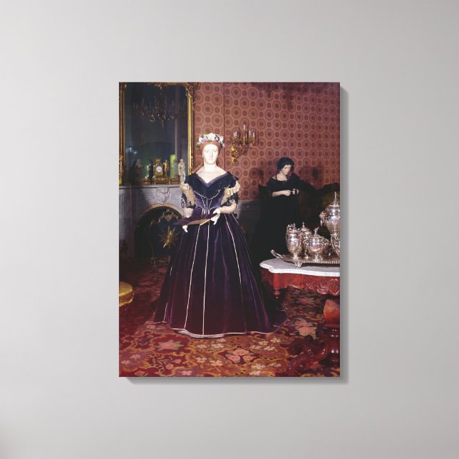 Ball Gown von Mary Todd Lincoln Leinwanddruck (Vorderseite)