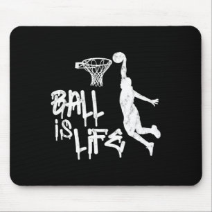 Ball ist der Rettungsball-Point-Guard-Team spendet Mousepad