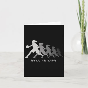 Ball ist Leben. Funny Geschenk für die Geliebten. Karte