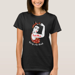 Ball Mama nicht für die wöchentliche Fußball-Baske T-Shirt
