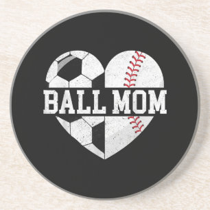 Ball Mama Shirt Herzlich Willkommen bei der Baseba Getränkeuntersetzer