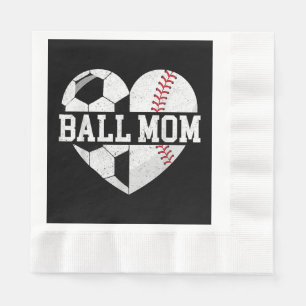 Ball Mama Shirt Herzlich Willkommen bei der Baseba Serviette