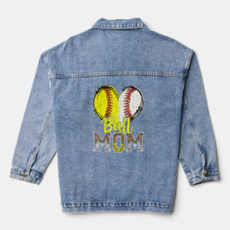 Ball Maman Heart Baseball Softball Mama Femmes Mèr