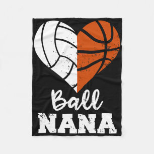 Ball Nana Fun Basketball Volleyball Nana Fleecedecke