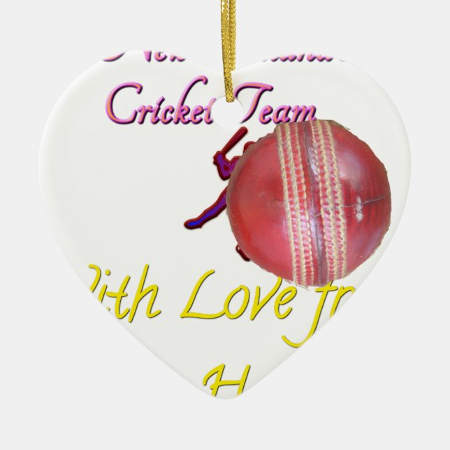 Ball NEWZEALAND Keramik Ornament (Vorne)