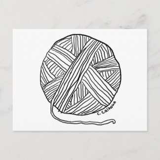 Ball o' Yarn Postkarte