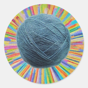 Ball of Wool Sticker
