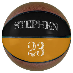 Ball-Player-Nummer des Senfgelben Individuellen Na Basketball