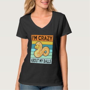 Ball Python Schlange Mama Vater Männer Frauen Kind T-Shirt