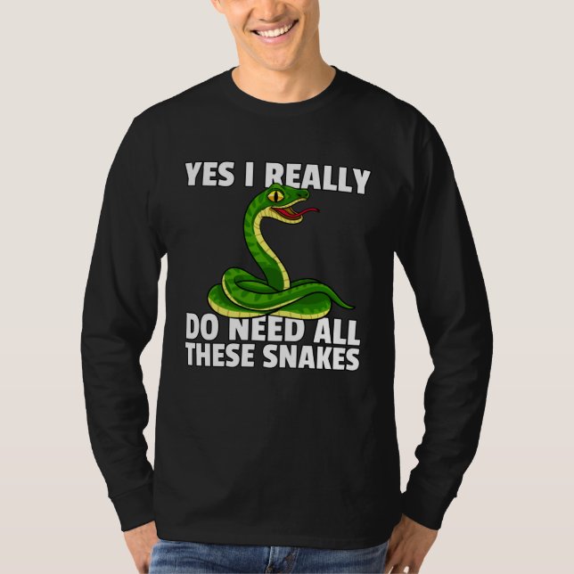 Ball Python Snake  For Boa  Owner  1 T-Shirt (Vorderseite)