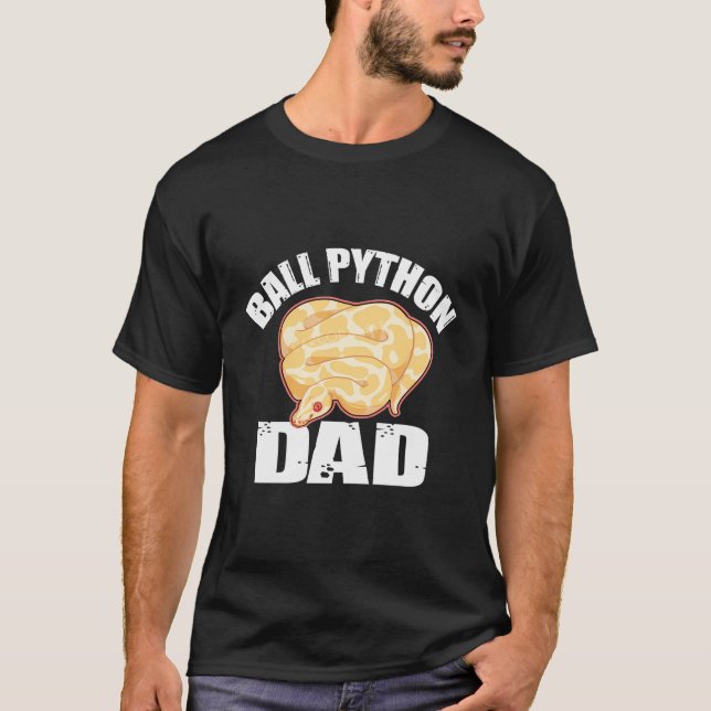 Ball Python Vater T-Shirt (Vorderseite)