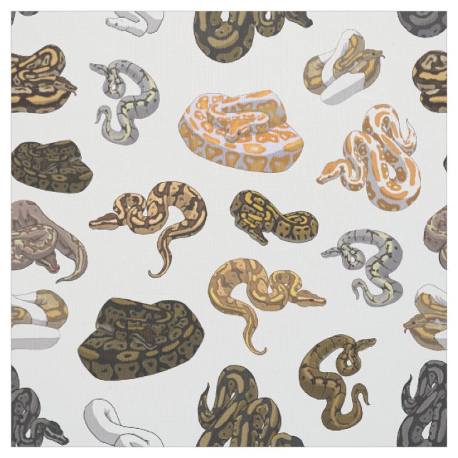 Ball-Pythonschlange-Schlange verwandeln Muster Stoff (Muster)