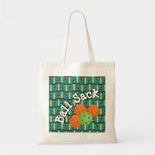 Ball Sack for Pickleballs - Teal, Orange, & Green Tragetasche