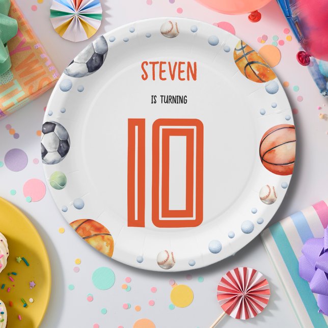 Ball Sports Kindergeburtstag Pappteller (Von Creator hochgeladen)