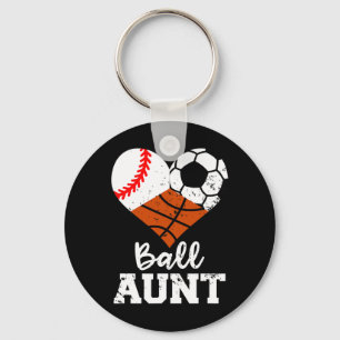 Ball Tante Baseball Fußball Basketball Lustiger Sp Schlüsselanhänger