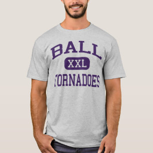 Ball - Tornados - Highschool - Galveston Texas T-Shirt