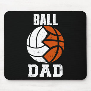 Ball Vater Fun Volleyball Basketball Vater Mousepad