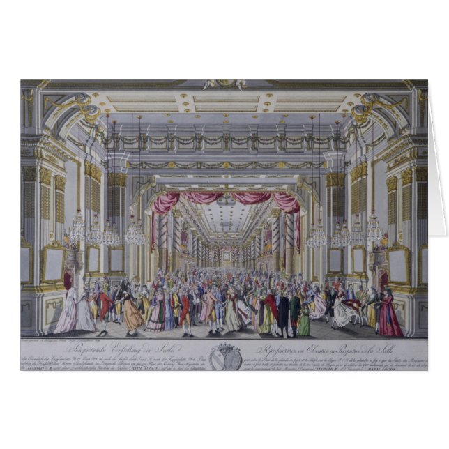 Ball, welche der Krönung von Leopold folgt (Vorderseite (Horizontal))
