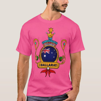 Ballarat City Pride Golden Australian Flag Souveni T-Shirt