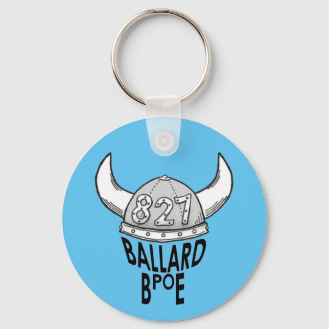 Ballard 827 Viking Helmet Schlüsselanhänger (Vorderseite)