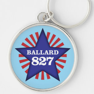 Ballard Elks Star Schlüsselanhänger