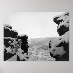 Ballast, wie von der weißen Felsen-Fotografie Poster