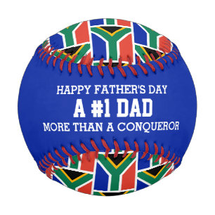 Balle De Baseball #1 NUMÉRO 1 Fête des pères DAD DRAPEAU AFRIQUE DU