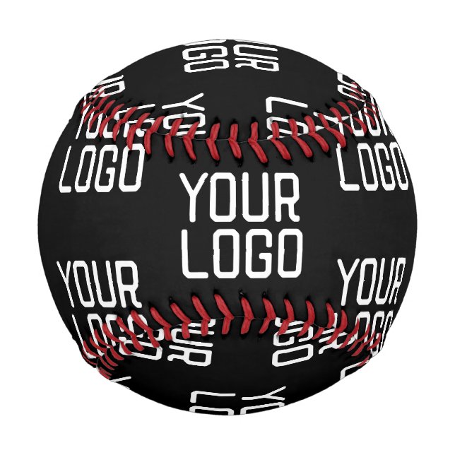 Balle De Baseball Ajouter votre logo Répéter Motif Modèle modifiable (Devant)