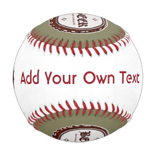 Balle De Baseball Ajouter votre propre texte