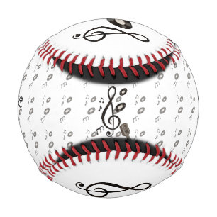 Balle De Baseball Amoureux de la musique