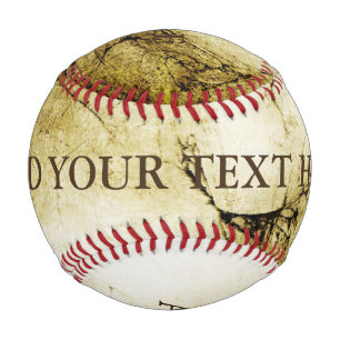 Balle De Baseball Antique Style Motif grunge balançoire + vos idées