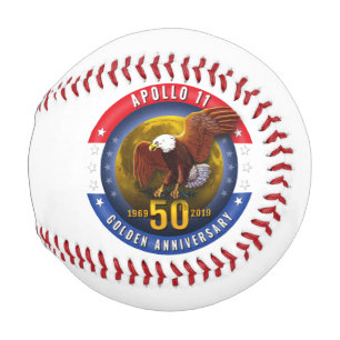 Balle De Baseball Apollo 11 50e Anniversaire Aigle Patriotique Moon