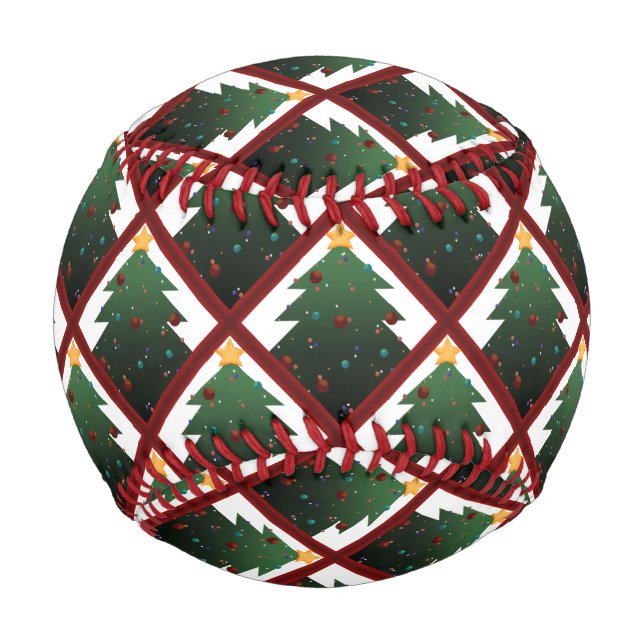 Balle De Baseball Arbre de Noël (Devant)