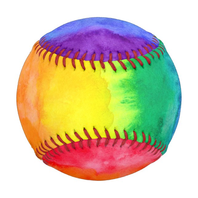 Balle De Baseball Arc en arc-en-ciel (Devant)
