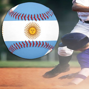 Balle De Baseball Argentine Drapeau & Argentine Sports / Baseball Ba