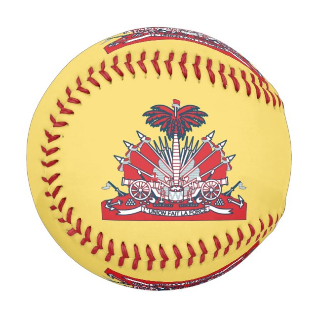 Balle De Baseball Armoiries d'Haïti (Dos Droite)
