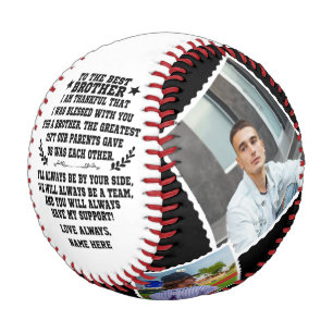 Balle De Baseball Au Meilleur Frère de Soeur ou Frère & Photo