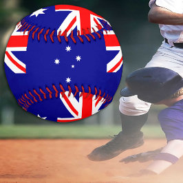 Balle De Baseball Australian Flag & Australie sports /Baseball Balls