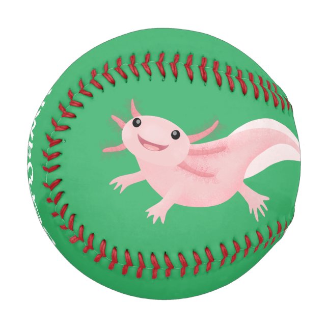 Balle De Baseball axolotl rose pâle (Devant Gauche)