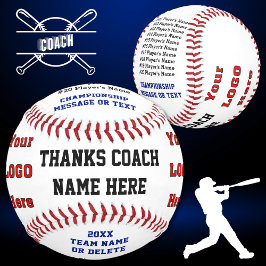 Balle De Baseball Bal de baseball personnalisé pour entraîneurs ou j