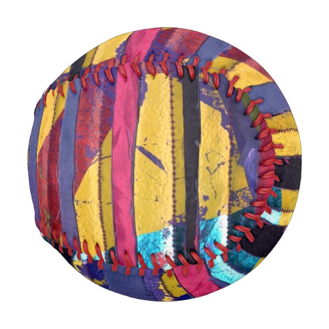 Balle De Baseball Bandes métalliques (Devant Droite)