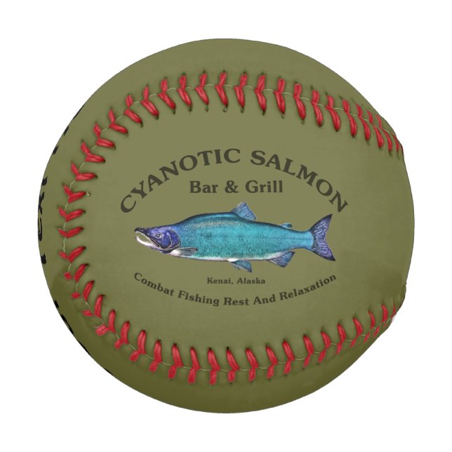 Balle De Baseball Bar et Grill Saumon Cyanotique (Devant Gauche)