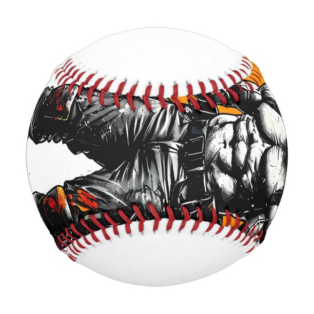 Balle De Baseball barbare guerrier imaginaire médiéval hummer Baseba (Devant)