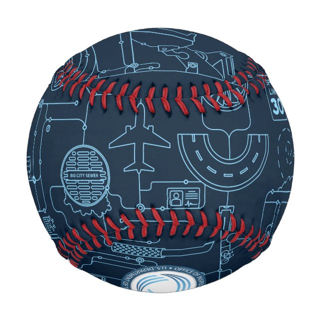 Balle De Baseball Base-ball DOT OIG (Devant)