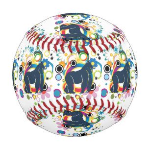 Balle De Baseball Baseball Abstrait de Gorilla