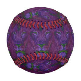 Balle De Baseball Baseball Abstrait de Lion