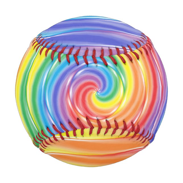 Balle De Baseball Baseball Arc-en-ciel (Devant)